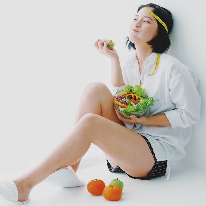 fersk grønnsakssalatrett japansk diett slanking